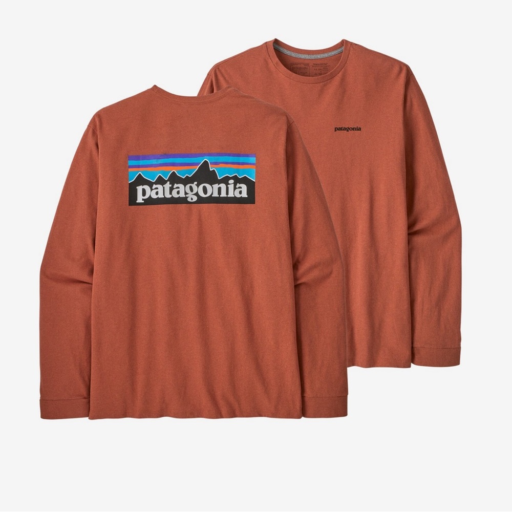 Patagonia logo long sleeve